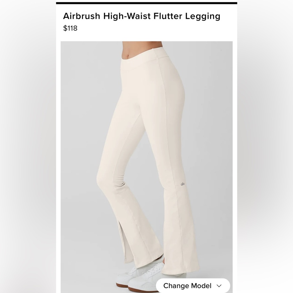 Alo Yoga Airbrush High-Waist Flutter Legging